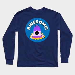 Space Rocketship Travel Long Sleeve T-Shirt